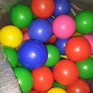 子ども用プラスチックカラーボール一袋☆室内での使用のみ