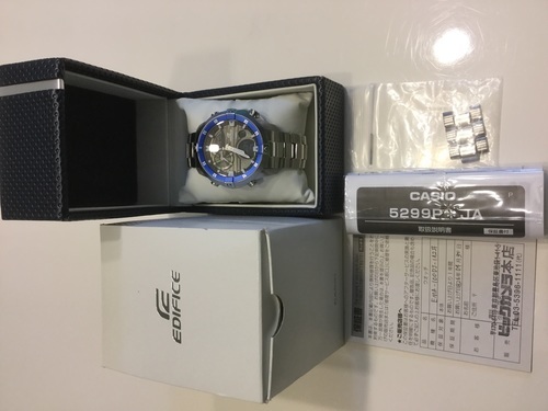 CASIO EDIFICE EMA-100DJ-1A2JF メンズ腕時計