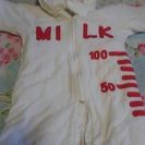 ミルクの形の服