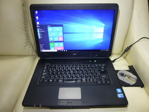 (お取引中)Core-i3搭載 高性能Windows10ノートPC [i3/ﾒﾓﾘ2GB/HDD160GB/DVD-RW/Libre Office] [NEC Versapro VX-A]