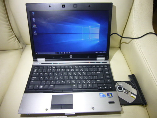 (お取引中)Core-i5搭載 高性能Windows10ノートPC [i5/ﾒﾓﾘ2GB/HDD250GB/DVD-RW/無線LAN/Libre Office] [HP Elitebook 8440p]