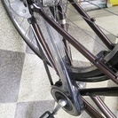 [2575]ブリヂストン　Albelt　アルベルト　26インチ　ベルトドライブ　内装3段　アルミフレーム　2LEDオートライト　ステンレスカゴ　ブラウン