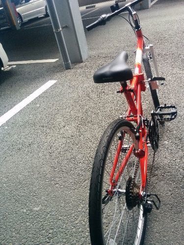 新古】折り畳み自転車 RENAULTルノー FDB2618S赤26インチ