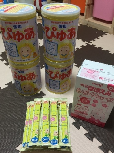ぴゅあ4缶＋ほほえみスティック37本