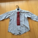 【値下げ】110cm 男子 ワイシャツとネクタイ