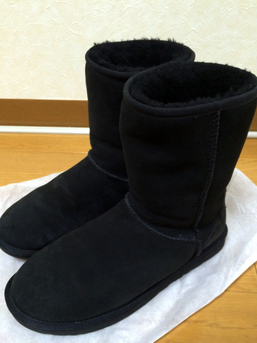 ☆UGG ムートンブーツ 美品 27cm ブラック アグ☆