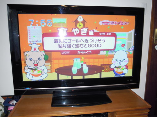 42型　日立プラズマテレビWooo　P42-HR02　内蔵ハードディスク250GB　（完動品）