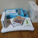 Wii本体、WiiFit、ソフトのセット