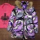 Rady レディ 武藤静香デザイン マーブル ロング ダウンジャケット