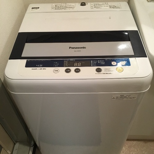 引き取り先見つかりました パナソニック 簡易乾燥機能付き洗濯機 2012年 4.5㎏