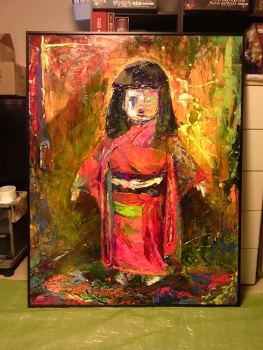油絵５０号