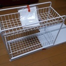 [値下げ交渉可] タカラ　ホーローキッチン　スライド収納ラック　新品未使用品