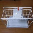 [値下げ交渉可] タカラ　ホーローキッチン　スライド収納ラック　新品未使用品