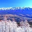 初めての雪山ハイキング　目の前の八ヶ岳の絶景　入笠山と飯盛山