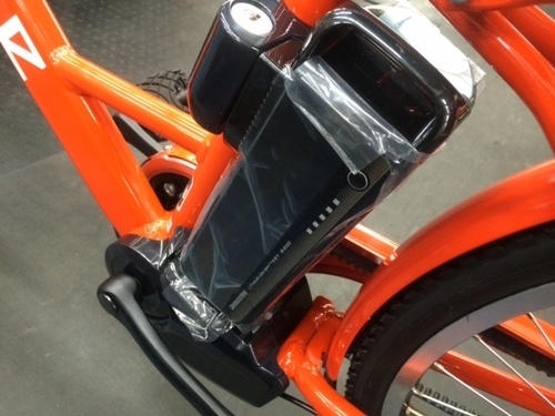 新車ブリヂストン電動アシスト自転車 ステップクルーズe オレンジ