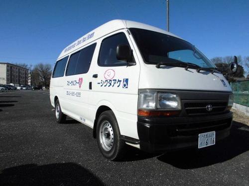 H13 ハイエースコミューターリフト付福祉車両8noガソリン2400ccge Rzh125b ジモティーきたもと 鴻巣のハイエースの中古車 ジモティー