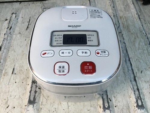 「大幅値下げ」シャープ ジャー炊飯器 0.54L ピカピカ‼️