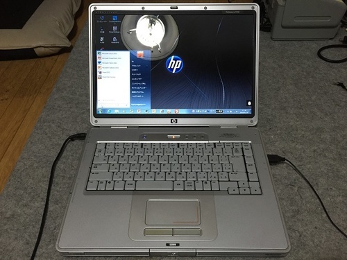 (取引成立　上位機種もう1台出品予定)Windows7Pro Microsoft Office2010インストール hp nx7200