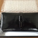 【新品・未使用】長財布 柔らかくてかわいい 二つ折り財布 ブラック