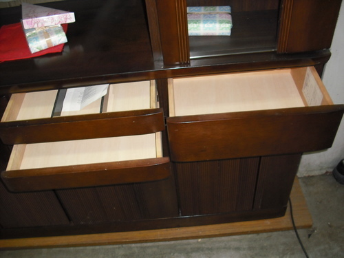 値下げ。家具廃業未使用展示新品・天然杢無垢材 両面間仕切り・両面 