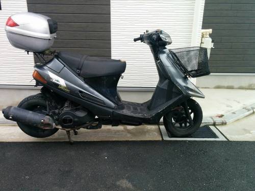 スズキ アドレスv125のエンジン載ったv100!夢満載^^ 実働