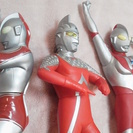 大型-ウルトラマン・セブン・ジャック　３体セット　（中古）