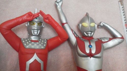 大型-ウルトラマン・セブン・ジャック 3体セット （中古）