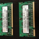 メモリ　Hynix (DDR2 PC2-5300　1GB)×2　...