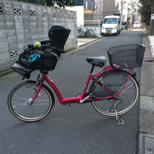 ブリヂストン　子ども乗せ自転車　アンジェリーノ