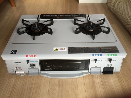 【ガスコンロ】パロマガステーブル LPガス用 10ヶ月使用