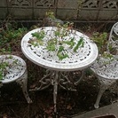 ガーデンテーブルセット（テーブル＆椅子2脚）