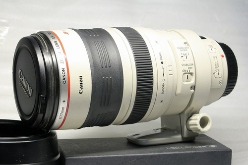 【超美品】キャノン白ボディ望遠EF100-400ｍｍ　f/4.5-5.6IS　USM