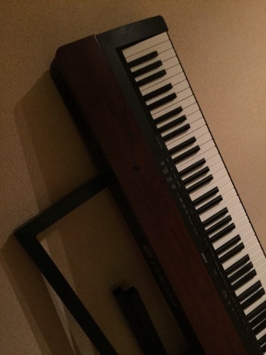 【中古美品】電子ピアノ YAMAHA P-155 と キーボードスタンドスタンド K\u0026M 18810