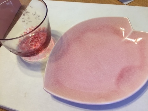 宵待ち桜・冷茶セット