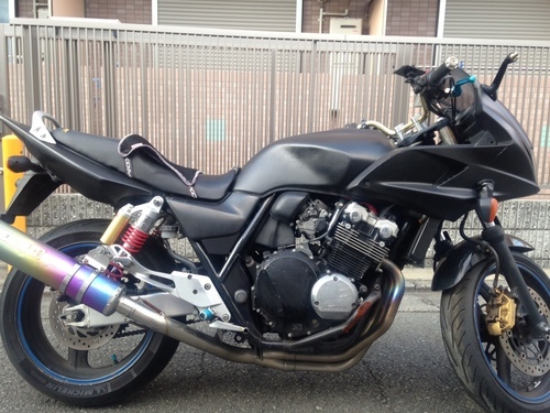 【値下げします】HONDA CB400SB マッドブラック塗装