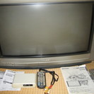 シャープ28型ワイド　ブラウン管テレビ　地デジチューナー付きセット