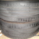 １８インチ－４０タイヤ付ヴォクシー６０後期煌めきにつけてましたタイヤ表片べりホイール傷リムすれあり１８インチとりあえずと思うかた