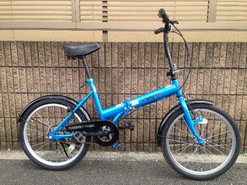 【販売済】【273】【整備済】折畳自転車　20インチ　シングルギヤ　カギなし【6500円】