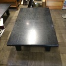 黒 木製 座卓テーブル