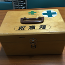 救急箱(木製)
