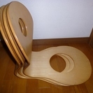 used　木製座椅子　３セット