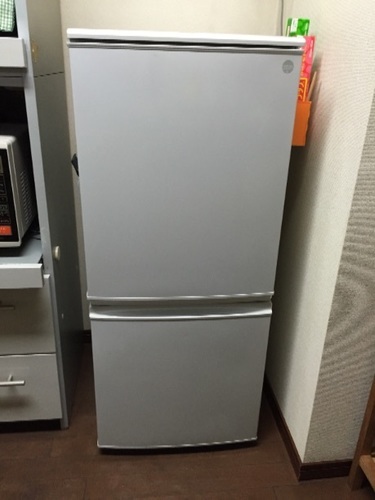 【冷蔵庫】シャープ　ノンフロン冷凍冷蔵庫　SJ-K14W-FG