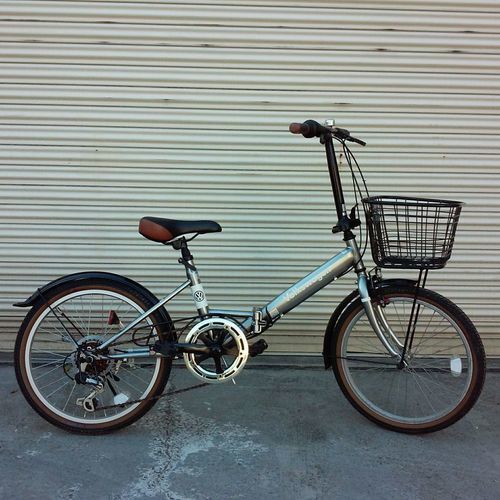 お買い得！中古折りたたみ自転車/Volkswagen(フォルクスワーゲン)/２０”/ガンメタ