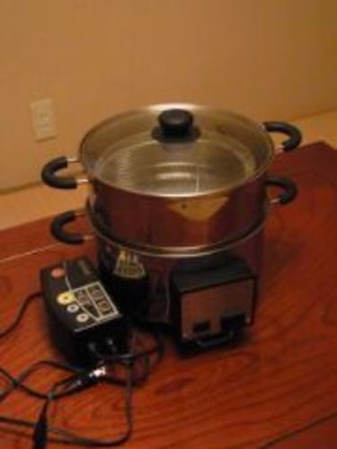 【値段交渉可】美品！低温スチーミング電気鍋「ひらやま蒸し器」