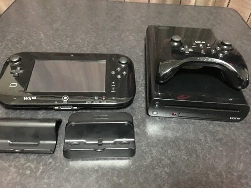WiiU　本体　プレミアムセット kuro おまけ付き