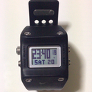 NIKE WC0045 ブラック デジタル腕時計