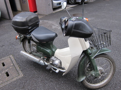 「成立」ホンダスーパーカブ５０グリーン　ワンオーナー屋内駐車