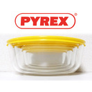 PYREX パイレックス パックボウル 未使用4個セット イエロー