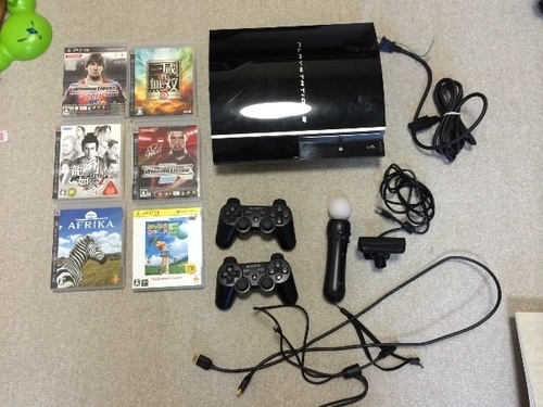 PS3 本体 ソフト HDMIケーブル プレイステーションムーブセット