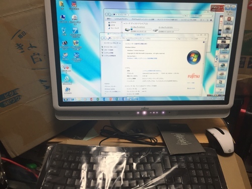 Office2013Plus付　富士通一体型PC　FMV DESKPOWER F/G50T　20インチ大画面　Win7